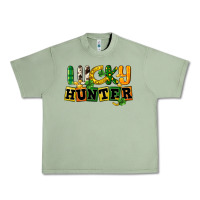 Oil Green Lucky hunter St. Patrick's Day Urban Heavy Tee - CowGirlArtShop
