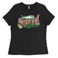 Easter Egg Nurse Bunny Easter Day Ladies Tee | Teevron