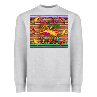 Heather Grey cinco de taco paper serape leopard wooden Heavyweight Sweatshirt - Artiststas