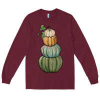 Burgundy pumpkins Long Sleeve Tee - RanaPortraitStore