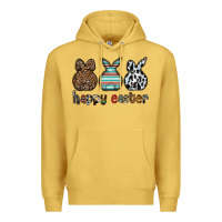 Antique Gold Happy Easter Premium Hoodie - CowhideDigitalArt