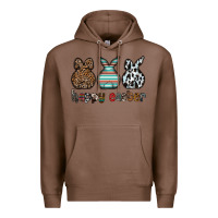 Chestnut Happy Easter Premium Hoodie - CowhideDigitalArt