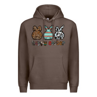 Coffee Happy Easter Premium Hoodie - CowhideDigitalArt