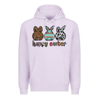 Lilac Happy Easter Premium Hoodie - CowhideDigitalArt