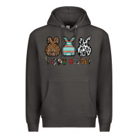 Smoke Happy Easter Premium Hoodie - CowhideDigitalArt