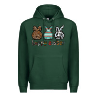 Sports Green Happy Easter Premium Hoodie - CowhideDigitalArt