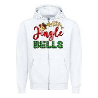White christmas jingle bells Zipper Hoodie - BarkalooDesign