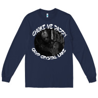 Navy jason voorhees choke me daddy camp crystal lake shirt Long Sleeve Tee - maiPhamDesign