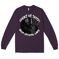 Plum jason voorhees choke me daddy camp crystal lake shirt Long Sleeve Tee - maiPhamDesign
