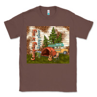 Chestnut camping is my happy place Classic Tee - TumblerDesignByShophia