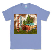 Colony Blue camping is my happy place Classic Tee - TumblerDesignByShophia