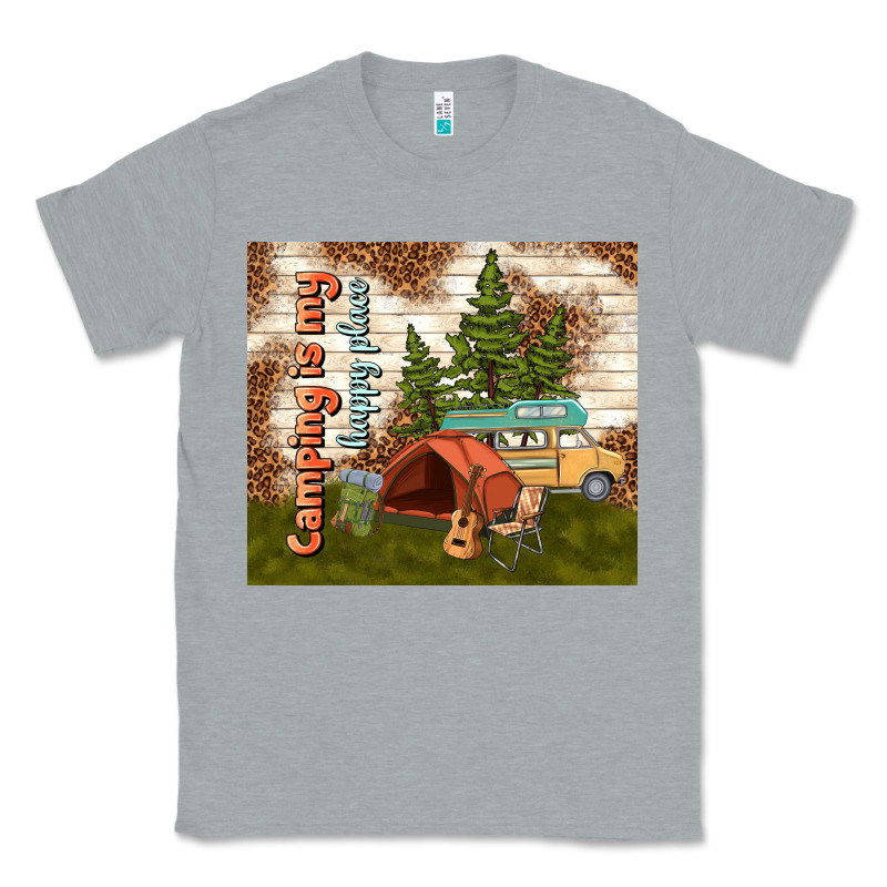 Camping Is My Happy Place Classic Tee by TumblerDesignByShophia | Teevron