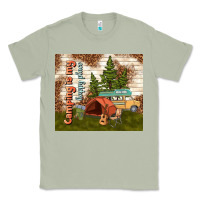 Matcha camping is my happy place Classic Tee - TumblerDesignByShophia