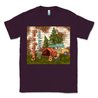 Plum camping is my happy place Classic Tee - TumblerDesignByShophia