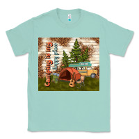 Seafoam camping is my happy place Classic Tee - TumblerDesignByShophia