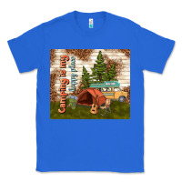 True Royal camping is my happy place Classic Tee - TumblerDesignByShophia