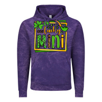 Cloud Purple One lucky mini St. Patrick's Vintage Hoodie - OliviaCreatesArt