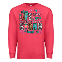 Cardinal when life gives you more than you can stand kneel Premium Sweatshirt - AdoDesignShop