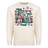 Sandshell when life gives you more than you can stand kneel Premium Sweatshirt - AdoDesignShop