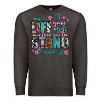 Smoke when life gives you more than you can stand kneel Premium Sweatshirt - AdoDesignShop