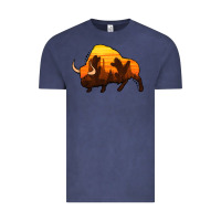 Vintage Denim western bison Vintage Tee - Jasminsmagicworld