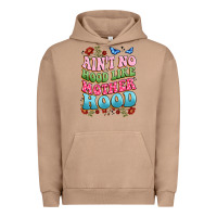 Pigment Burro ain't no hood like mother hood Urban Hoodie - JahusDesignShop