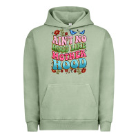 Pigment Oil Green ain't no hood like mother hood Urban Hoodie - JahusDesignShop