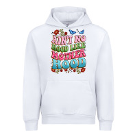 White ain't no hood like mother hood Urban Hoodie - JahusDesignShop