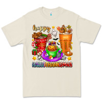 Bone Happy Hallothanksmas coffee cups Premium Tee - texasbilliewilder