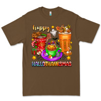 Cacao Happy Hallothanksmas coffee cups Premium Tee - texasbilliewilder