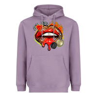 Lavender race lips Heavyweight Hoodie - AdoDesignShop