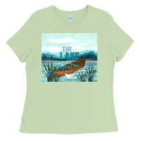 Matcha the lake is my happy place Ladies Tee - TumblerDesignByShophia