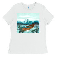 The Lake Is My Happy Place Ladies Tee | Teevron