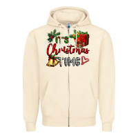 Sandshell it's Christmas time Zipper Hoodie - BarkalooDesign
