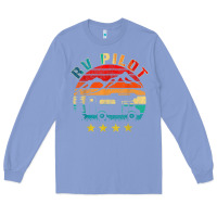 Colony Blue rv pilot camping funny vintage motorhome travel vacation t shirt Long Sleeve Tee - maiPhamDesign