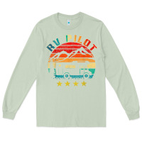 Matcha rv pilot camping funny vintage motorhome travel vacation t shirt Long Sleeve Tee - maiPhamDesign
