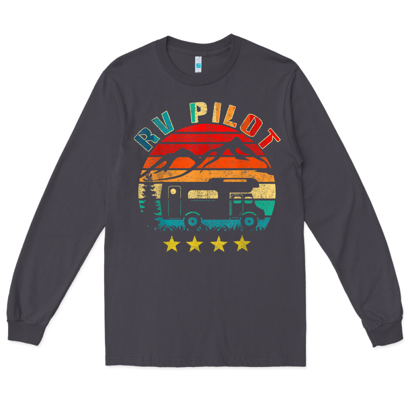 Rv Pilot Camping Funny Vintage Motorhome Travel Vacation T Shirt Long Sleeve Tee by maiPhamDesign | Teevron