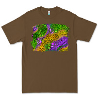 Cacao mardi gras leopard gemstone background Premium Tee - RanaPortraitStore