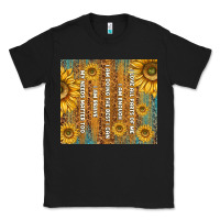 Black self reminders with sunflowers Classic Tee - TumblerDesignByShophia