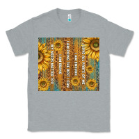 Heather Grey self reminders with sunflowers Classic Tee - TumblerDesignByShophia