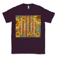 Plum self reminders with sunflowers Classic Tee - TumblerDesignByShophia