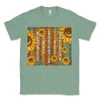 Sage self reminders with sunflowers Classic Tee - TumblerDesignByShophia