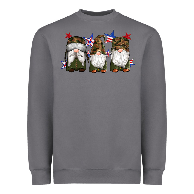 Military Gnomes Star Heavyweight Sweatshirt by Artiststas | Teevron