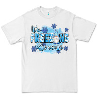 White it's freezing season Premium Tee - texasbilliewilder