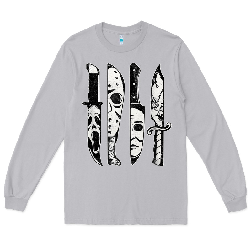 Scary Horror Movies Halloween Long Sleeve Tee by maiPhamDesign | Teevron