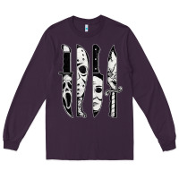 Plum scary horror movies halloween Long Sleeve Tee - maiPhamDesign