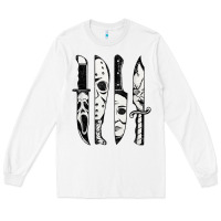 White scary horror movies halloween Long Sleeve Tee - maiPhamDesign