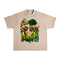 French Oak St. Patrick's Day Cow Urban Heavy Tee - HowdyJamesFarm