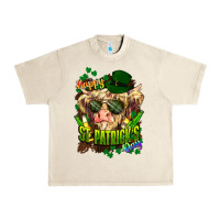 Sandshell St. Patrick's Day Cow Urban Heavy Tee - HowdyJamesFarm