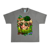 Tornado St. Patrick's Day Cow Urban Heavy Tee - HowdyJamesFarm